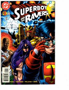 Lot Of 9 Superboy & The Ravers DC Comic Books # 1 2 4 5 6 7 8 9 10 Batman J214