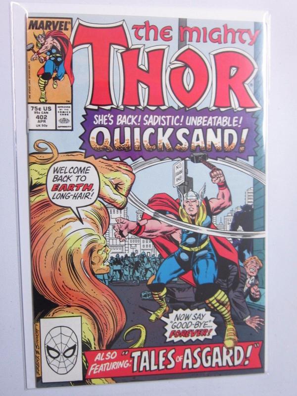 Thor (1962-1996 1st Series Journey Into Mystery) #402 - VF/NM 9.0 - 1989