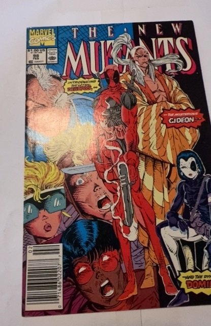 The New Mutants #98 (1991)first Deadpool Newstand
