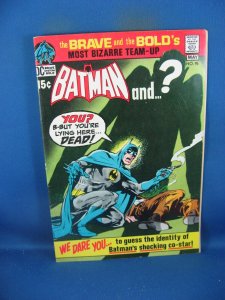 BRAVE AND THE BOLD 95 F+ PLASTIC MAN DC 1971
