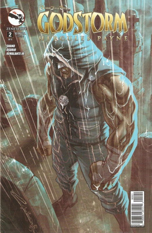 Grimm Fairy Tales Presents Godstorm: Hercules Payne #2B VF/NM; Zenescope | we co 