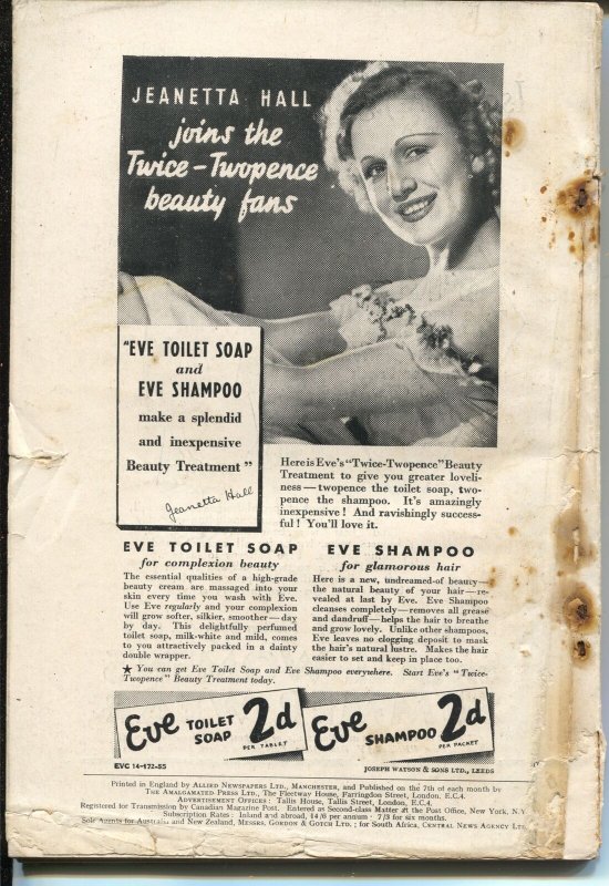 Quiver-8/1937-British pulp format magazine-spicy romance-G