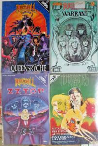 ROCK & ROLL Comics Hard Rock/Heavy Metal (except for ZZTop) Lot of 4 Books