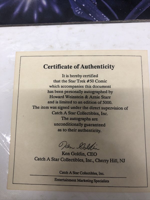 Star Trek Double-Sized (1993) #50 (FN/VF) •Signed Howard Weinstein • Arnie Starr