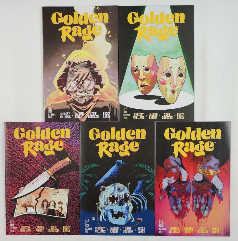 Golden Rage #1-5 VF/NM complete series Chrissy Williams ; Image