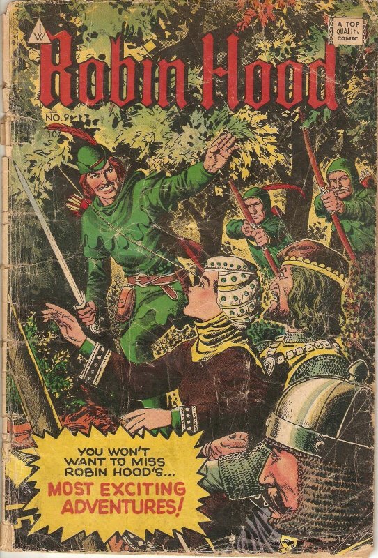 Robin Hood (Magazine Enterprises) #9 FAIR; I.W. | low grade comic - we combine s 