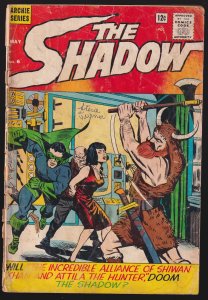 The Shadow 6 (1965) FR Silver Age Archie comic