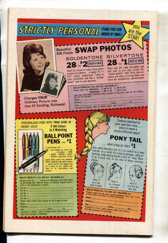 HEART THROBS #106--1967--DC--ROMANCE--comic book--VG/FN