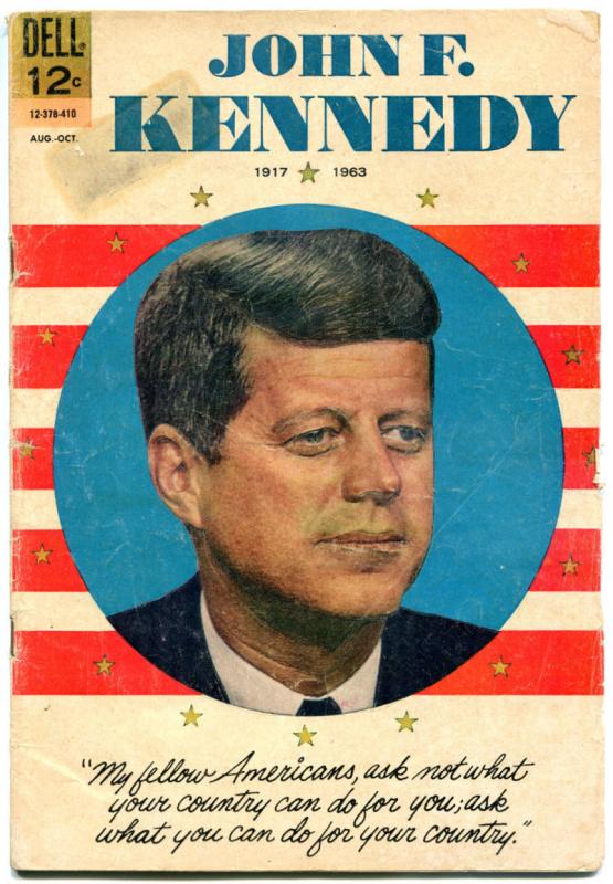 JOHN F KENNEDY Life Story #1, GD/VG, 1964, President, JFK, Dell, USA