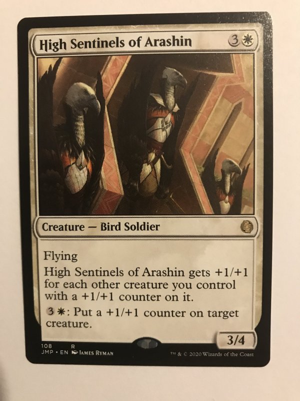 HIGH SENTINELS OF ARASHIN : Magic the Gathering MTG card; Jumpstart, Rare,  NM | Comic Collectibles - Trading Cards - Magic the Gathering / HipComic