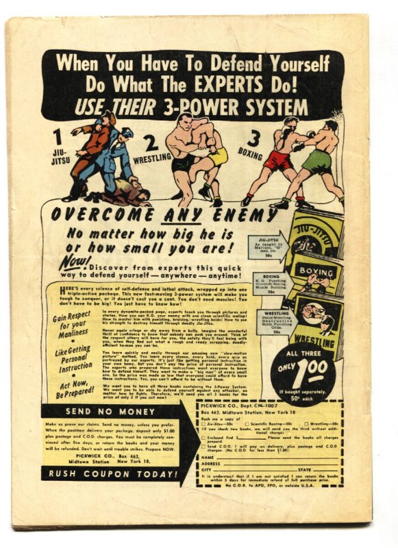 Journey Into Unknown Worlds #13 comic book 1952-Atlas horror-violence-VG+