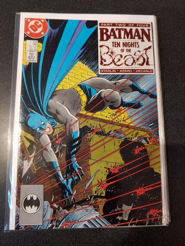 BATMAN 418 (VF/NM) TEN NIGHTS of THE BEAST PART 2 OF 4 (