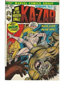 Astonishing Tales #11 Origin Ka-Zar