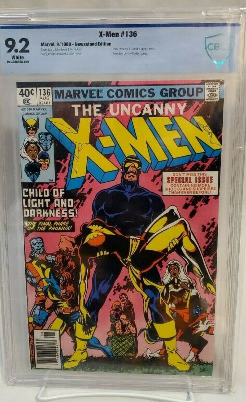 UNCANNY X-MEN #136 - CBCS 9.2 GRADE - NM WHITE PAGES - NEWSSTAND