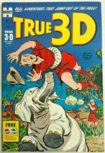 TRUE 3-D#1 VF 1953 HARVEY GOLDEN AGE COMICS 