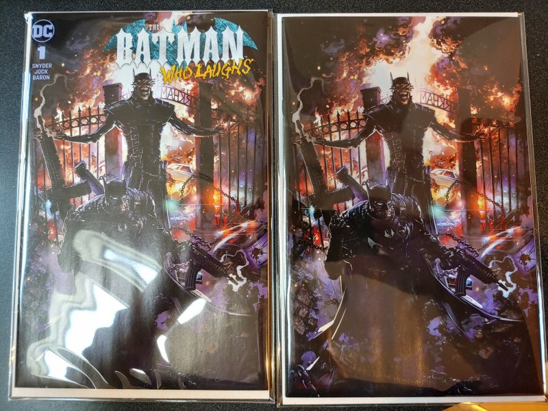 Batman Who Laughs 1 Clayton Crain Set Limited To 500  edition SCORPION COMICS