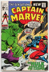 Captain Marvel #21 (1970) Captain Marvel