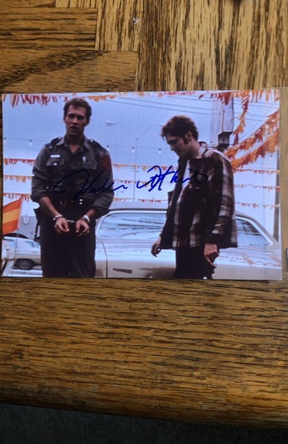 William Atherton, diehard, Ghostbusters, Sugarland express, signed 4 X6