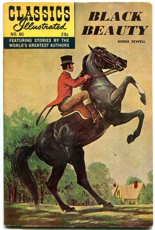 Classics Illustrated #60 HRN 166-Black Beauty- Double cover!!!