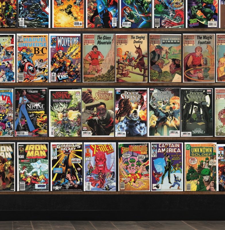Huge Lot 150+ Comics with Classics Illustrated Junior, Thor, Iron Man & More!