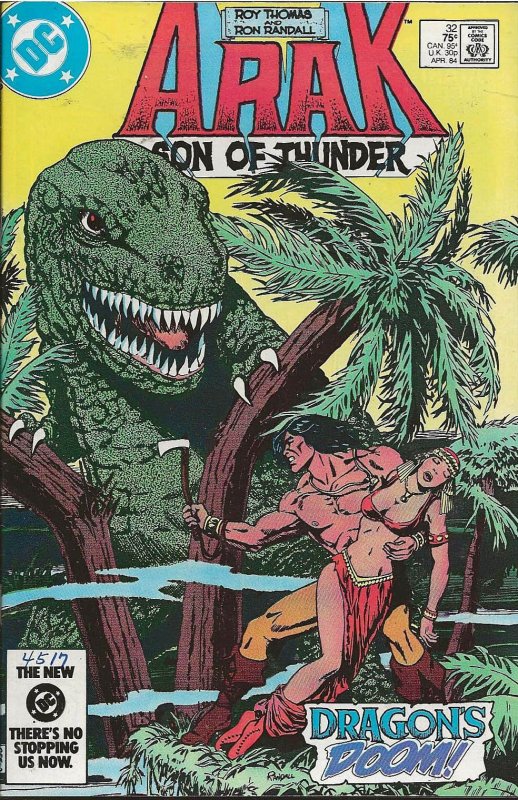 Arak, Son of Thunder #32 (1984) - VF/NM