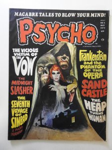Psycho #6 (1972) VG Condition! Moisture stain