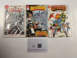 3 The Outsiders  DC Comic Book # 5 6 7 Flash Superman  Batman 9 CT4