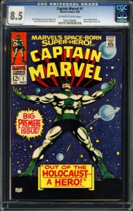 CAPTAIN MARVEL (1968-79) #1, CGC VF+: 8.5