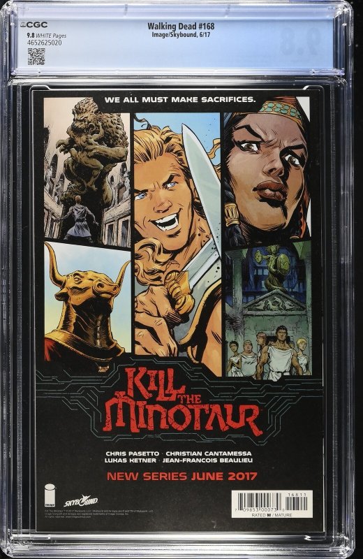 Walking Dead #168 (6/17) Graded CGC 9.8