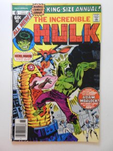 The Incredible Hulk Annual #6 (1977) VG+ Condition!
