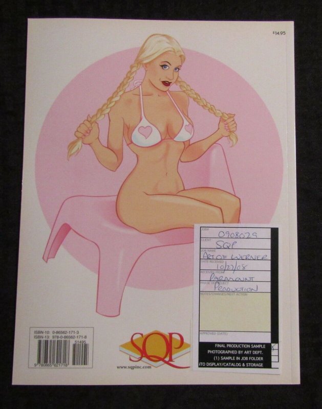 2008 The Art of RONNIE WERNER SC VF- 7.5 SQP 48pgs Pin-Up Art Final Prod Sample