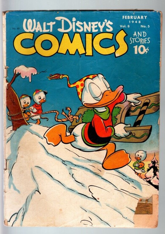 WALT DISNEY'S COMICS AND STORIES #89-1948-DONALD DUCK-MICKEY MOUSE-C BARKS-G G