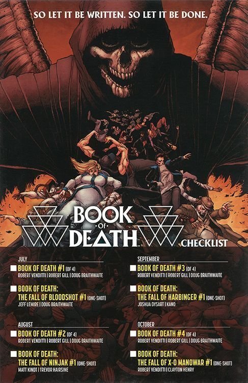 Bloodshot Reborn #4 Second Printing Variant (2015)