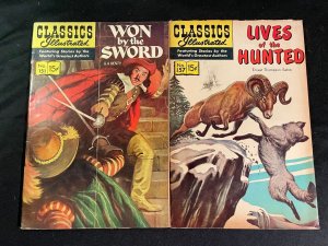 CLASSICS ILLUSTRATED 16 Issues, Various Printings