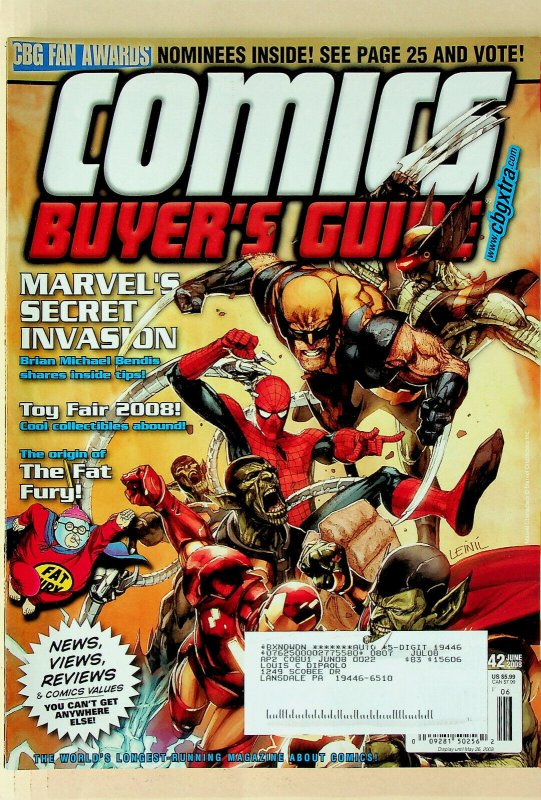 Comic Buyer's Guide #1642 Jun 2008 - Krause Publications 