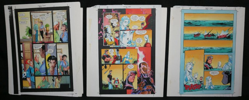 Suicide Squad #3 Cover & Complete 22 Pages Color Guide Art - 2001 by John Kalisz