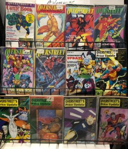 OVERSTREET Comic Monthly/ Price Update 19 diff some polybagged w/cards