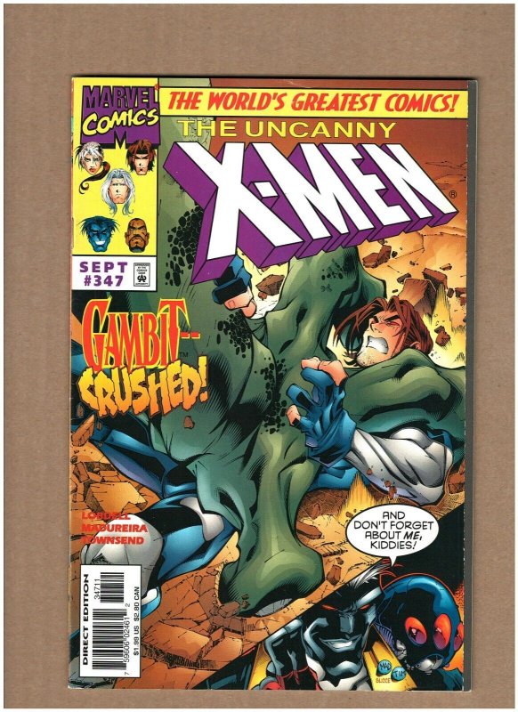 Uncanny X-Men #347 Marvel Comics 1997 Maggot, Gambit & Rogue NM- 9.2