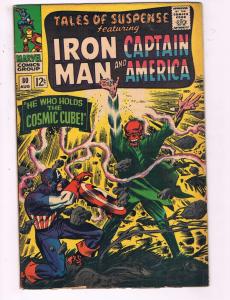 Tales Of Suspense # 80 FN Marvel Comic Book Iron Man Captain America CUBE BN1