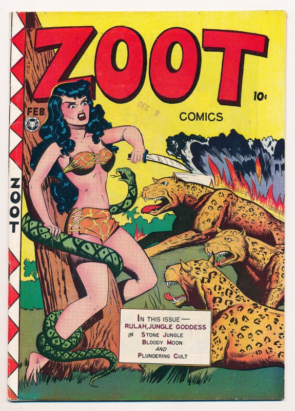 Zoot (1946 Fox Feature Syndicate) #13 FN+ Hard to find, Jungle Comic, Good Girl