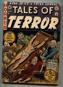 Tales of Terror Annual #3 1953 Rare EC-TORTURE cover-Horror