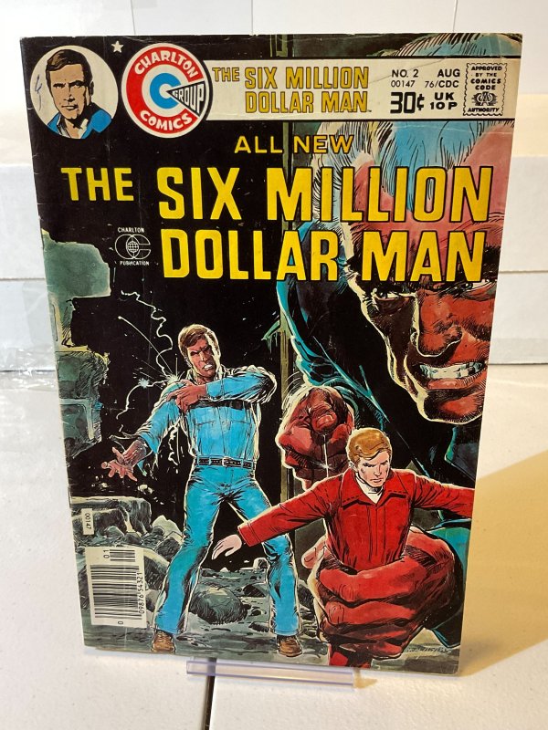 Six Million Dollar Man #2 1976  VG/F  Neal Adams Cover!