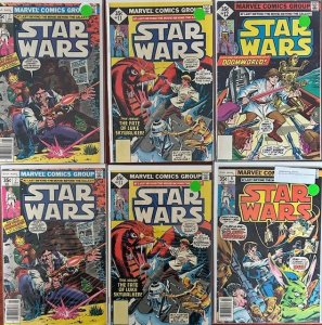 Star Wars #7 #9 #11 #12 (1978) LOT 6 issues