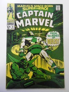 Captain Marvel #3 (1968) FN Condition!