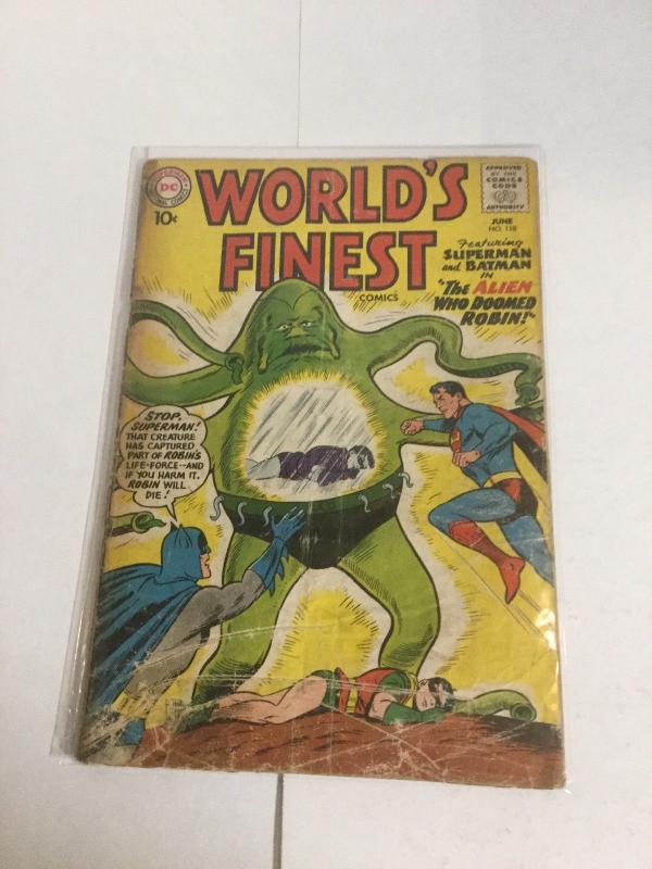 Worlds Finest 110 Gd- Good- 1.8 DC Comics Silver Age