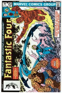 Fantastic Four #252 With Tattooz. (Mar 1983, Marvel)  8.0 VF