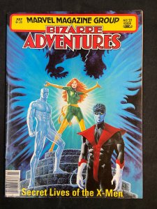 BIZARRE ADVENTURES #27 X-MEN ISSUE PHOENIX, ICEMAN & NIGHTCRAWLER VF JULY 1981
