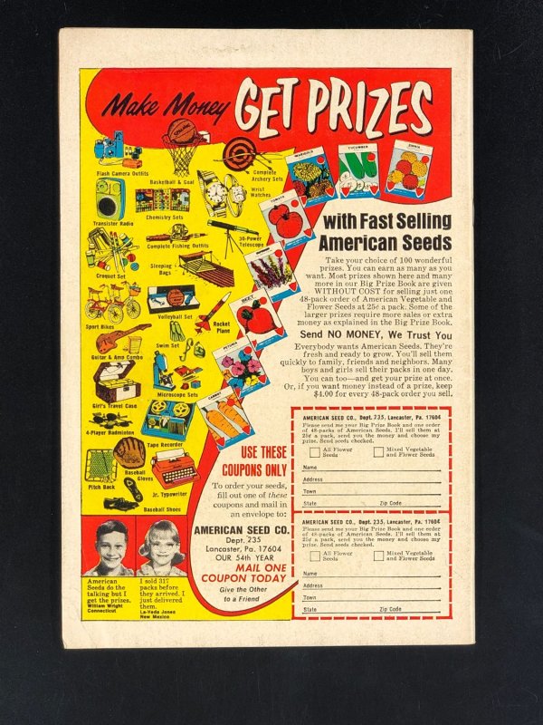 Tarzan #207 (1972) VF 1st DC Tarzan, Origin of Tarzan