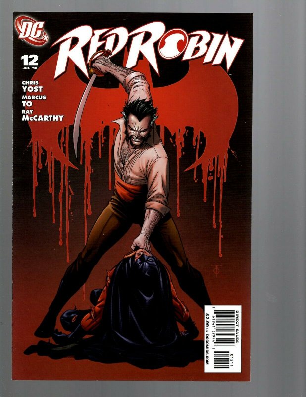 12 DC Comics Red Robin # 1 2 3 4 5 6 7 8 9 10 11 12 J439