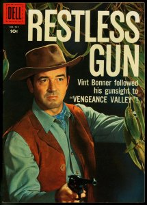 Restless Gun- Four Color Comics #934 1958- Photo cover Western VF